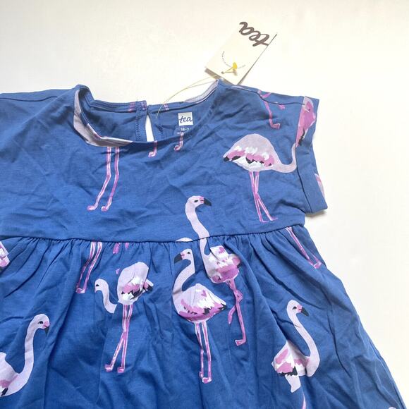 NEW Tea Collection Flamingo Dress - Picture 2 of 2